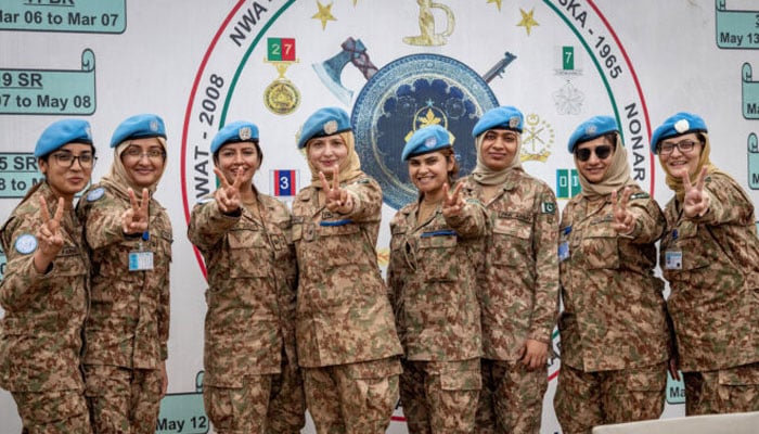 Two Pakistani Female Peacekeepers